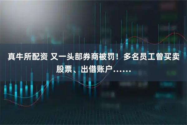真牛所配资 又一头部券商被罚！多名员工曾买卖股票、出借账户……